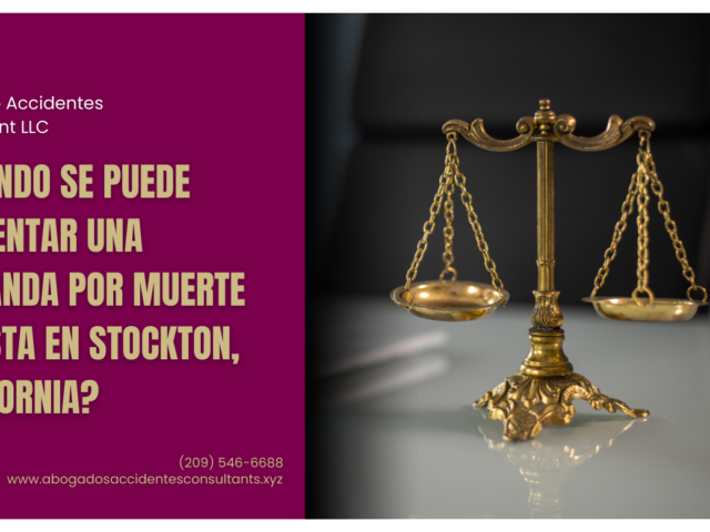 ¿Cuándo debo contactar a un abogado de lesiones personales por un accidente automovilístico en Stockton, California?
