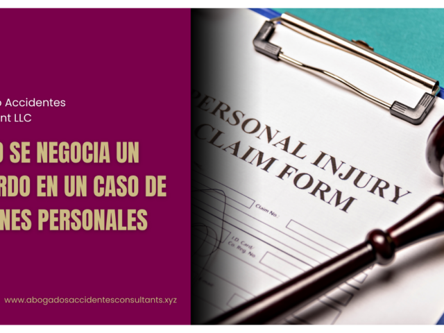 Cómo se negocia un acuerdo en un caso de lesiones personales